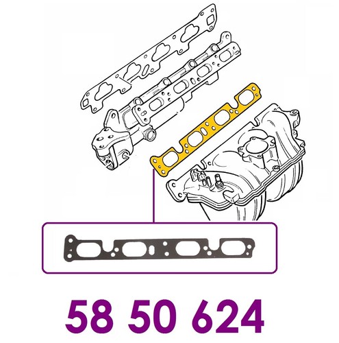 Dichtung saugrohr flansch - saugrohr,